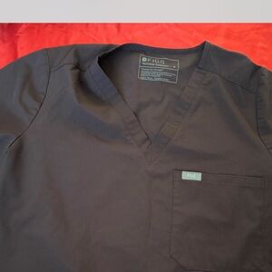 Figs Dark Fig Catarina Scrub Top